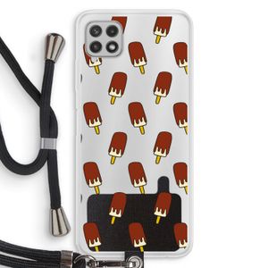 Yummy: Samsung Galaxy A22 4G Transparant Hoesje met koord