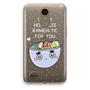 I'm A Hopeless Ramen-Tic For You: LG K10 (2017) Transparant Hoesje