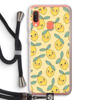 Citroenen: Samsung Galaxy A20e Transparant Hoesje met koord