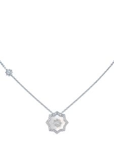 David Morris collier Astra en or 18ct pavé de diamants - Argent