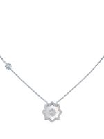 David Morris collier Astra en or 18ct pavé de diamants - Argent