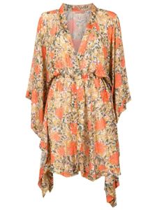 Clube Bossa robe Nilo à fleurs - Orange