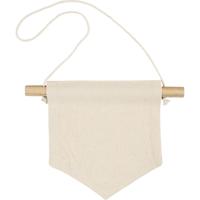 Creativ Company Wandbanner, puntige vorm, h: 16,5 cm, b: 15 cm, 300 gr, licht naturel, 2 stuk/ 1 doos