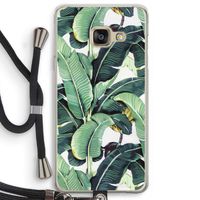 Bananenbladeren: Samsung Galaxy A3 (2016) Transparant Hoesje met koord