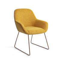 Jesper Home Eetkamerstoel 'Kushi' Slide Rose, kleur Sweet Corn