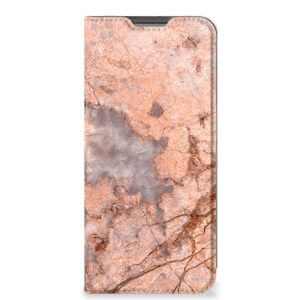 OPPO A96 | A76 Standcase Marmer Oranje