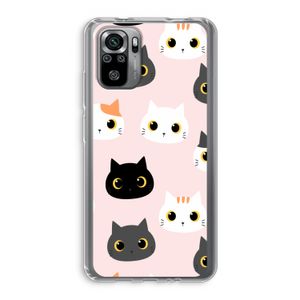 Katten: Xiaomi Redmi Note 10S Transparant Hoesje