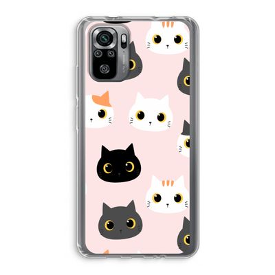 Katten: Xiaomi Redmi Note 10S Transparant Hoesje