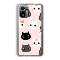 Katten: Xiaomi Redmi Note 10S Transparant Hoesje