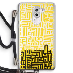 Majorelle Blue Print: Honor 6X Transparant Hoesje met koord