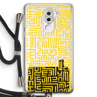 Majorelle Blue Print: Honor 6X Transparant Hoesje met koord