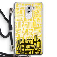 Majorelle Blue Print: Honor 6X Transparant Hoesje met koord