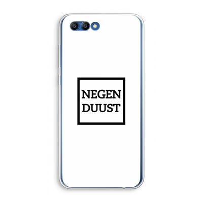 Negenduust vierkant: Honor 10 Transparant Hoesje