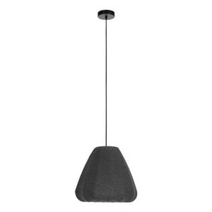 EGLO Barlaston Hanglamp - E27 - Ø 35 cm - Zwart|Grijs - Textiel