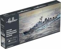 Heller 81015 VICTOR SCHOELCHER - COMMANDANT RIVIERE Bouwpakket Schaal 1:400