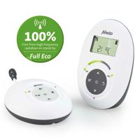 Alecto DBX-115 - Babyfoon Full Eco DECT, wit/antraciet