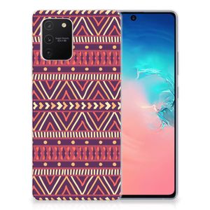 Samsung Galaxy S10 Lite TPU bumper Aztec Paars