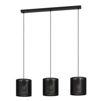 EGLO Manby Hanglamp - E27 - 90 cm - Zwart - Staal