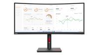 Lenovo ThinkVision T34w-30 LED-monitor Energielabel F (A - G) 86.4 cm (34 inch) 3440 x 1440 Pixel 21:9 6 ms DisplayPort, HDMI, USB-C, USB 3.2 Gen 1 (USB 3.0), - thumbnail