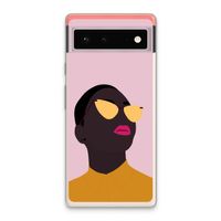 Yellow glasses: Google Pixel 6 Transparant Hoesje