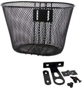 KGS Kinderfietsmand 8,5 liter Staal Zwart