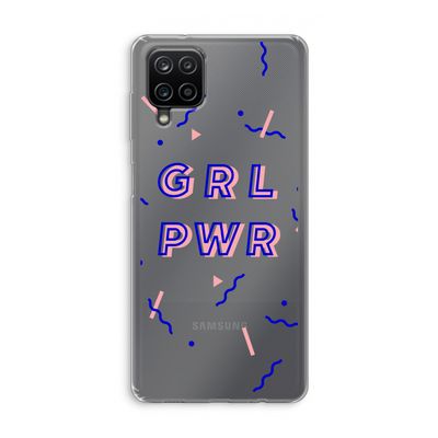 GRL PWR: Samsung Galaxy A12 Transparant Hoesje