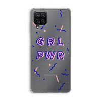 GRL PWR: Samsung Galaxy A12 Transparant Hoesje