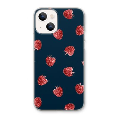 Framboosjes: iPhone 13 Transparant Hoesje