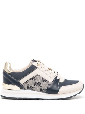 Michael Kors baskets Billie à motif monogrammé - Tons neutres