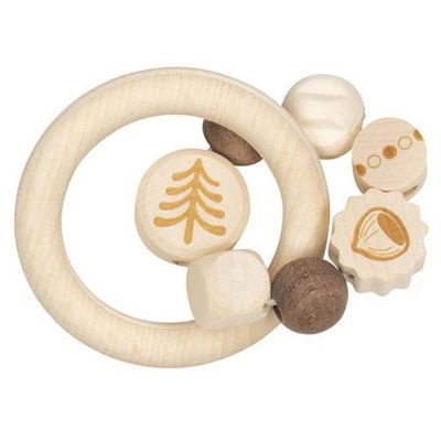 Heimess Bijtring Eekhoorn Junior 9 Cm Hout Naturel