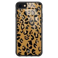iPhone SE 2020 glazen hardcase - Jungle wildcat