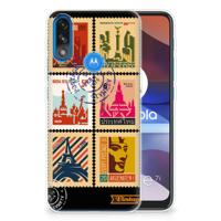 Motorola Moto E7/E7i Power | Silliconen Back Cover | Postzegels