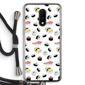 Sushi time: OnePlus 7 Transparant Hoesje met koord