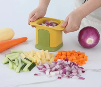 ChopMaster - Multifunctionele Groentesnijder & Friessnijder met Handdrukmechanisme