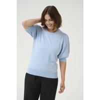 Kaffe - Blauw | Dames | Trui | Blauw | XXL | regular | Kamst mode