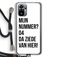 Da ziede van hier: Xiaomi Redmi Note 10S Transparant Hoesje met koord