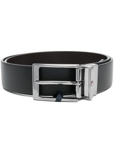 Tommy Hilfiger ceinture en cuir à boucle - Noir