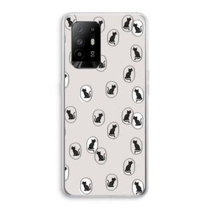 Miauw: Oppo A94 5G Transparant Hoesje