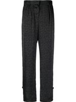 sacai pantalon imprimé à taille haute - Noir sacai pantalon imprimé à taille haute - Noir