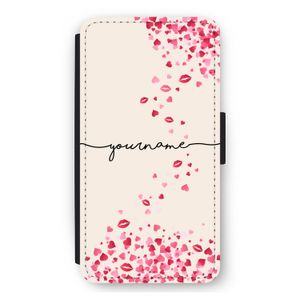 Hartjes en kusjes: iPhone 12 mini Flip Hoesje