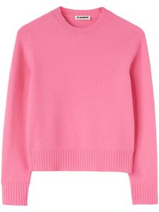 Jil Sander pull en laine à col ras du cou - Rose