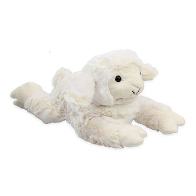 Inware pluche lammetje/schaap knuffeldier - wit - liggend - 28 cm Inware pluche lammetje/schaap knuffeldier - wit - liggend - 28 cm