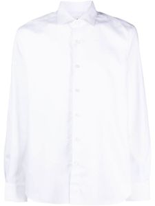 Xacus chemise à col italien - Blanc