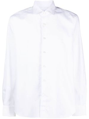 Xacus chemise à col italien - Blanc