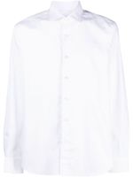 Xacus chemise à col italien - Blanc