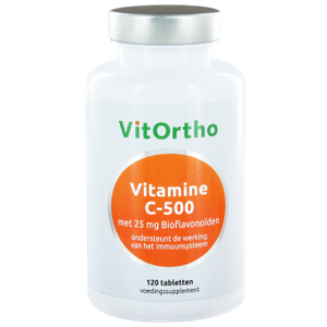 VitOrtho Vitamine C-500 met 25mg Bioflavonoïden Tabletten