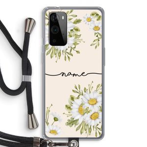 Daisies: OnePlus 9 Pro Transparant Hoesje met koord