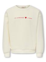 Kids ONLY winter sweater meisjes - wit - KogMarisa - oversize fit Kids ONLY winter sweater meisjes - wit - KogMarisa - oversize fit