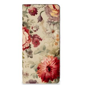 Smart Cover voor OPPO A58 4G Bloemen