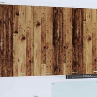 Hangkast Oude Hout en Wit 50 x 31 x 100 cm Bewerkt hout